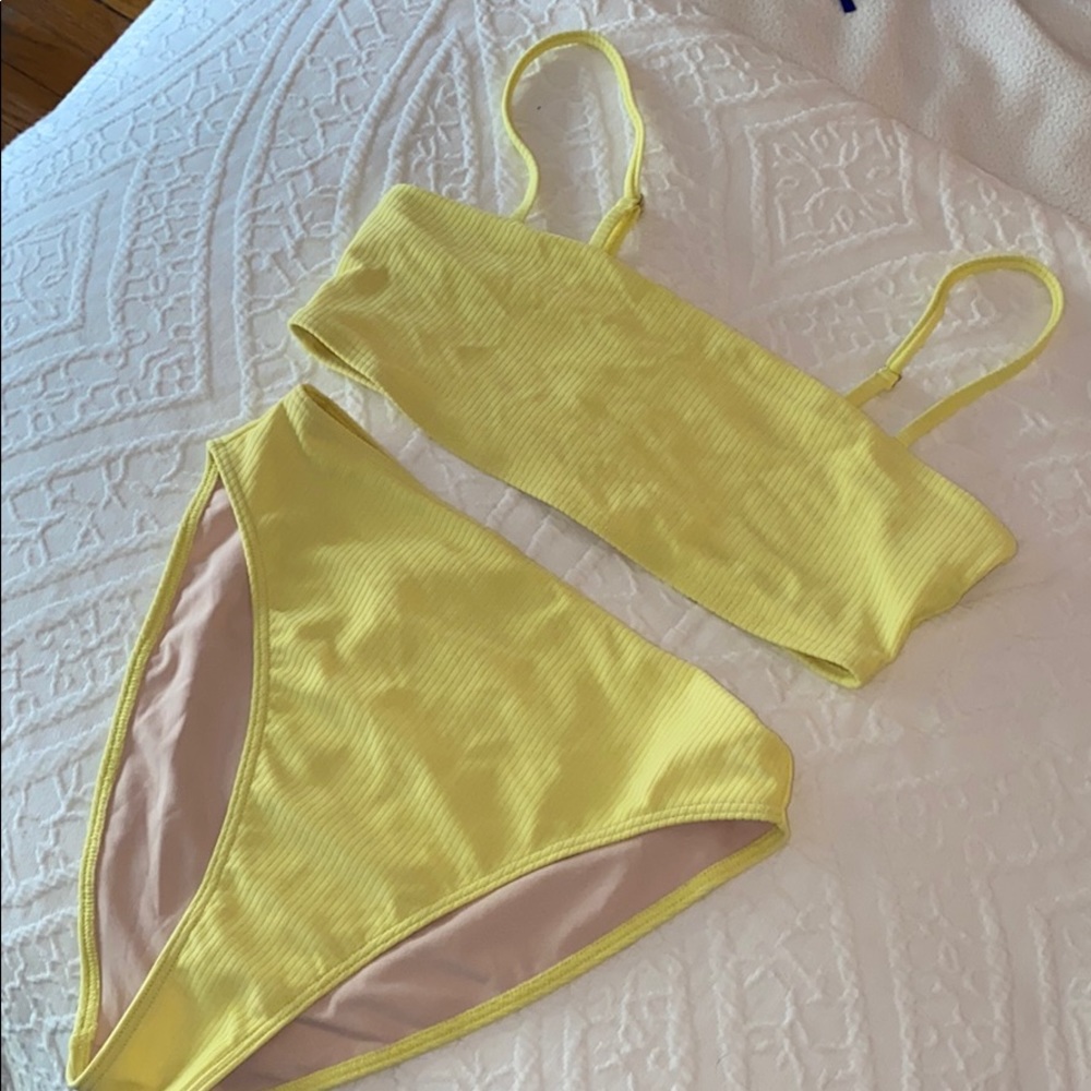 SomethingNavy Yellow Bikini set